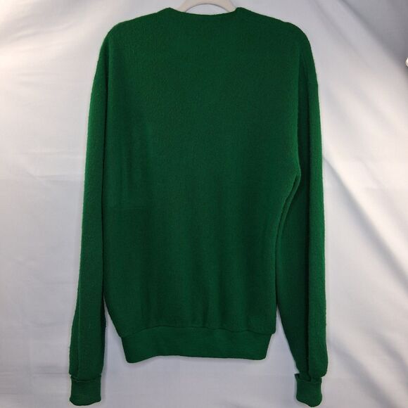 Vintage Izod Lacoste Cardigan Men's Green Button Front Acrylic Sweater Size XL - Picture 8 of 14
